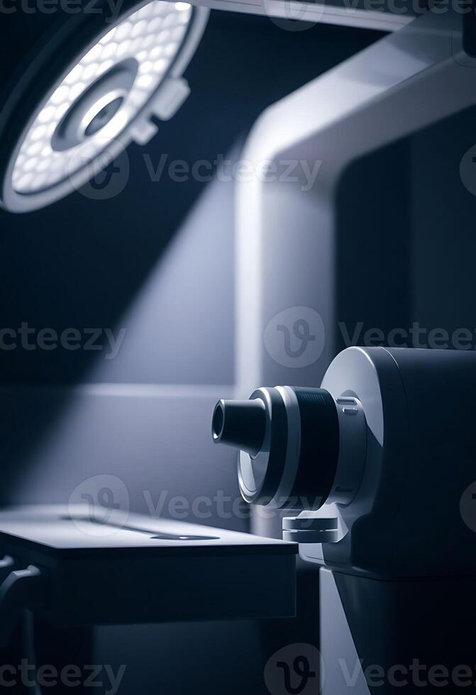 close up of a light in a room photo
