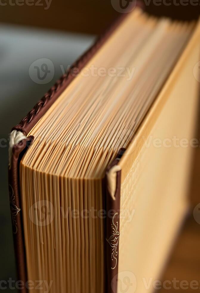 a book on a table photo
