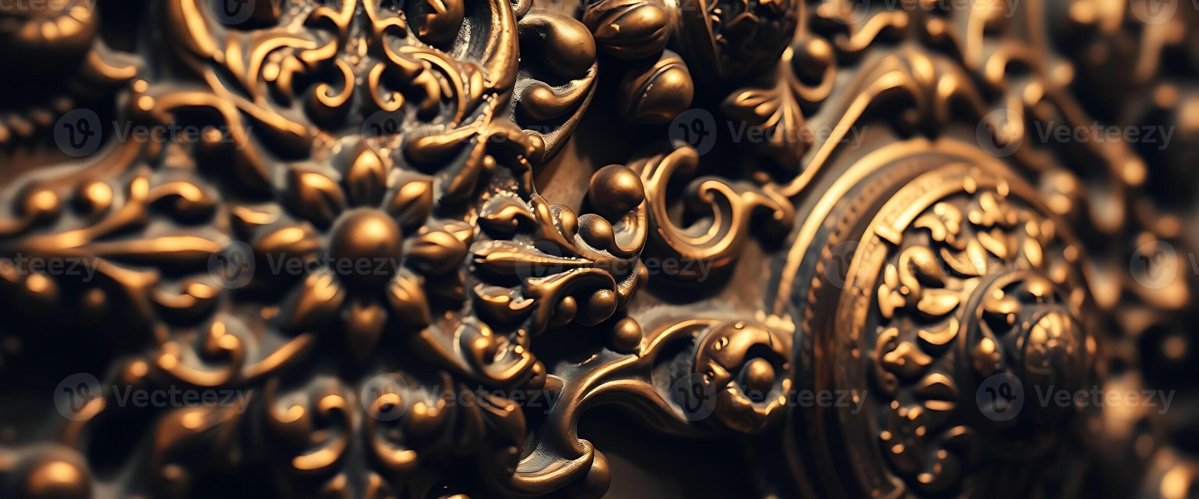 close up view of a metal object photo