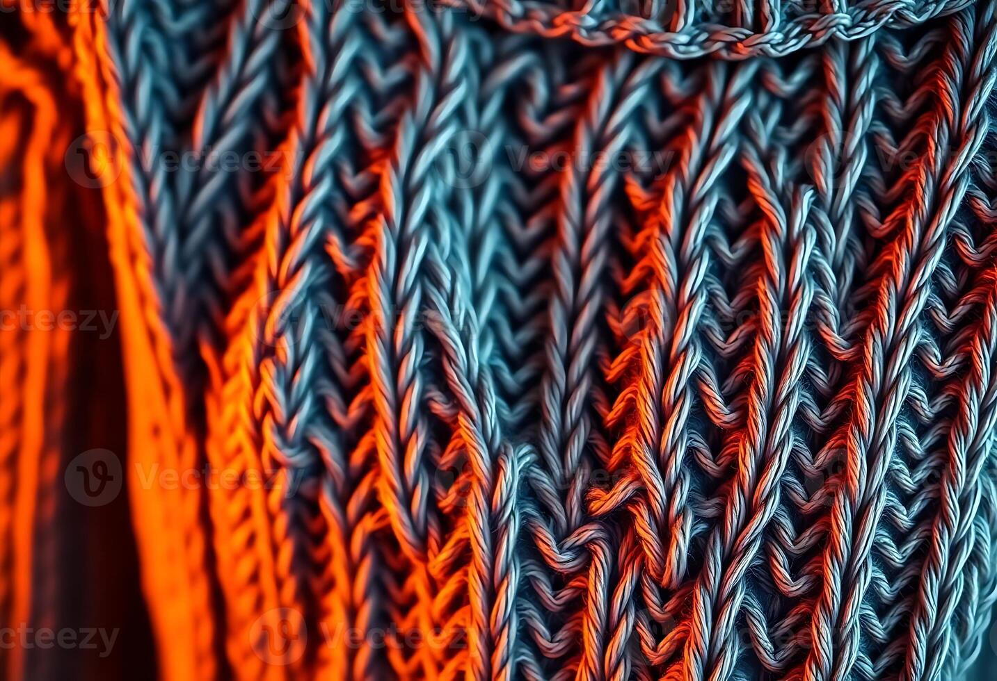 close up of a knitted sweater photo