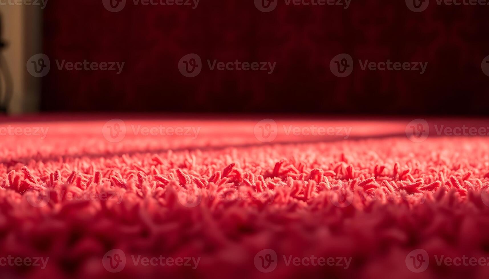 red carpet is shown in a room photo