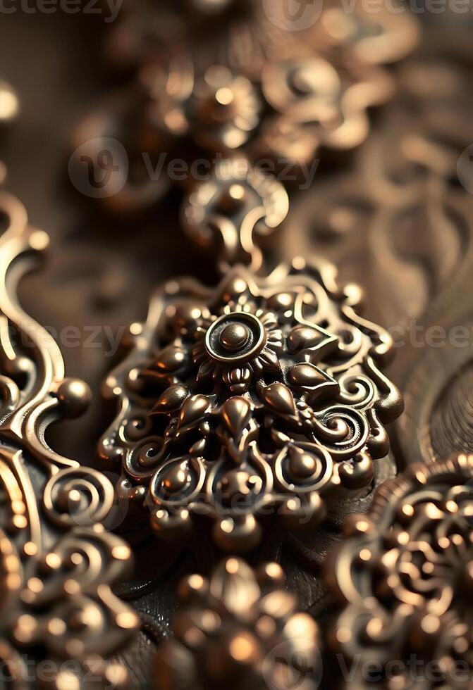 a metal object on a table photo