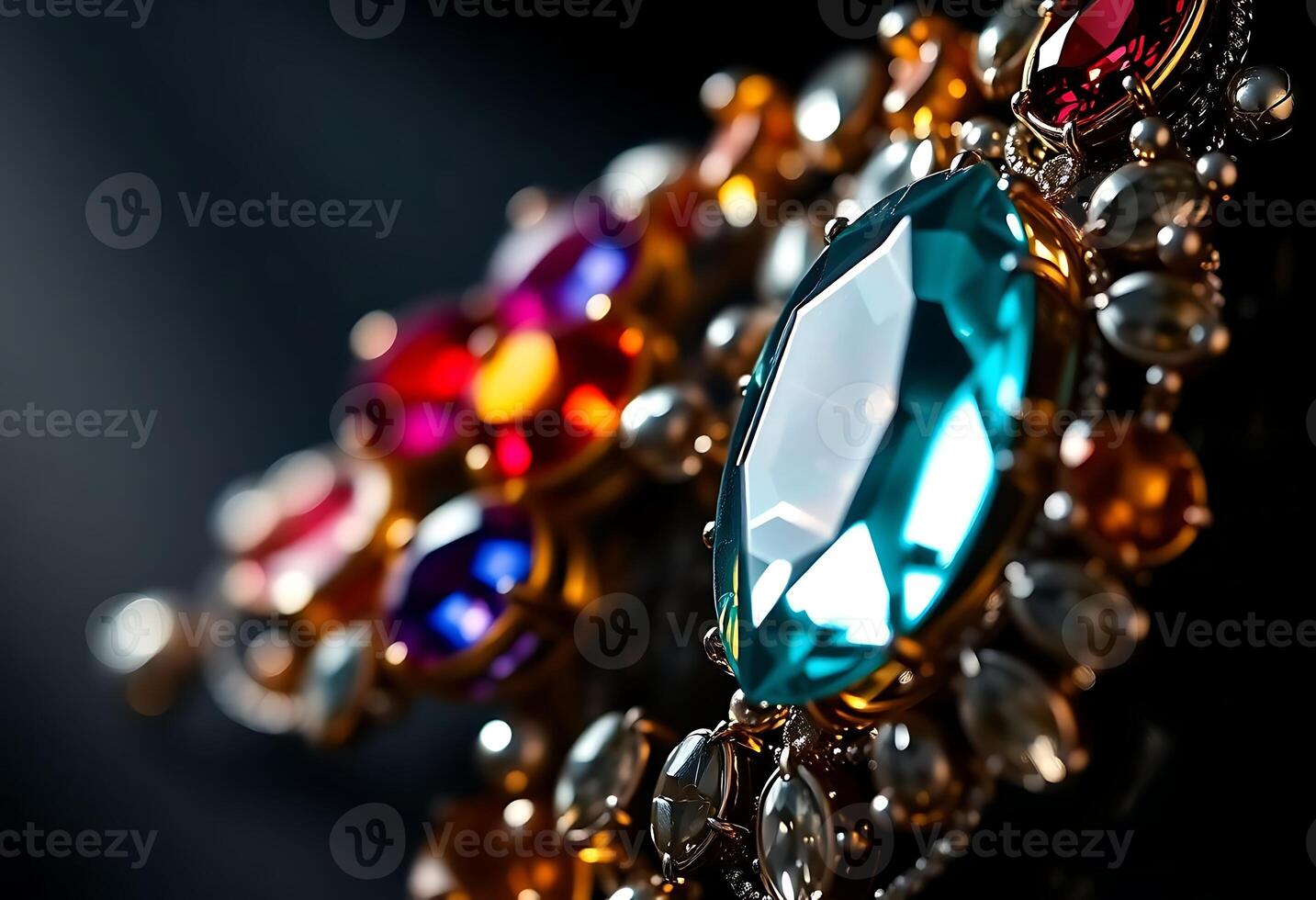 a bunch of jewels photo