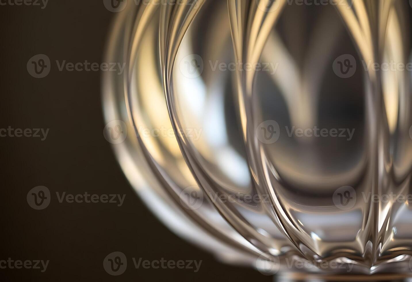 close up view of a glass vase photo
