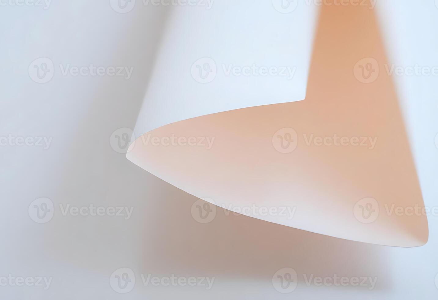 close up of a white paper on a white surface photo