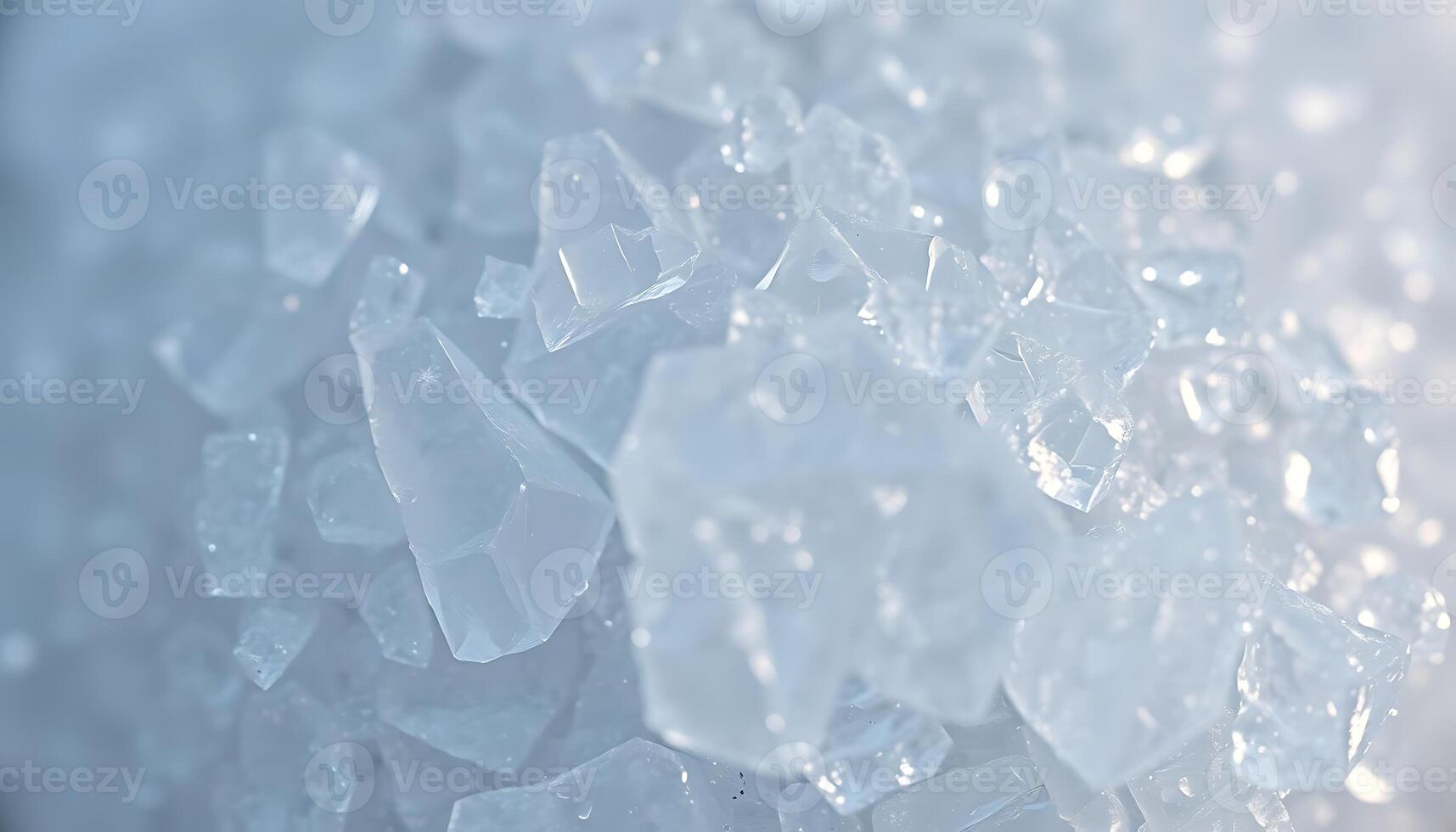 pile of ice cubes sitting on top of a table photo