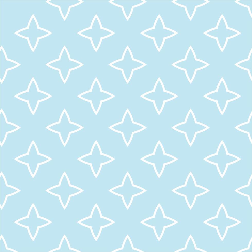 Abstract pattern with stars, simple linear pattern vector