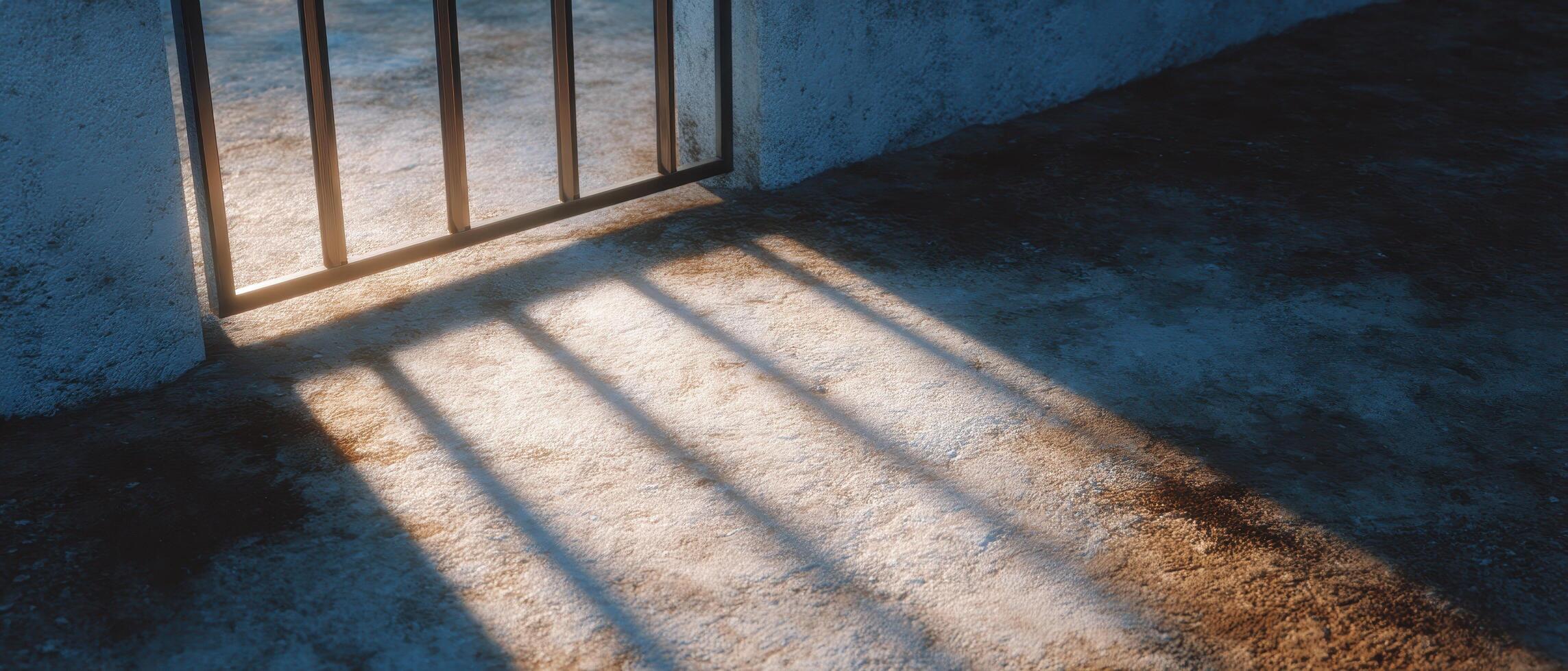 Sleek contemporary gate design urban area closeup image modern environment artistic view architectural concept photo
