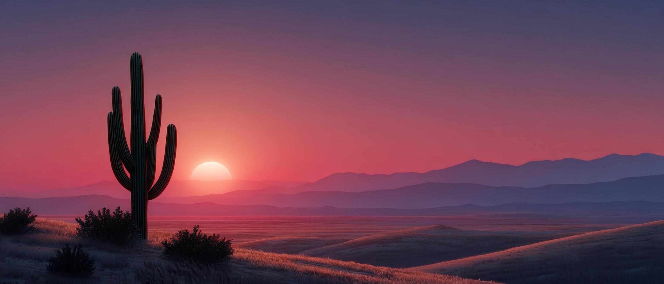 Sunset over desert dunes expansive landscape nature scene tranquil environment scenic viewpoint photo
