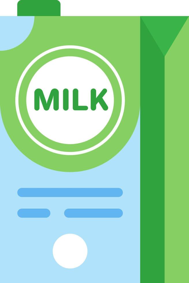 Milk carton with closed green cap on light blue and green background promoting healthy eating habits, fresh dairy products, and farm to table goodness vector