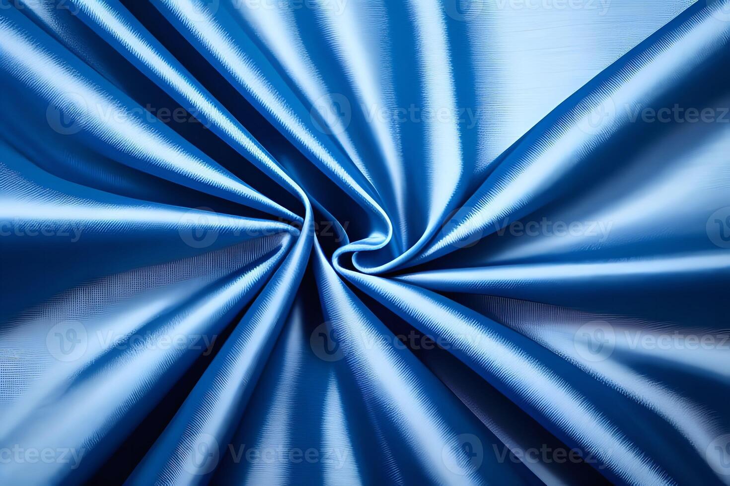Abstract Blue Satin Fabric Texture photo