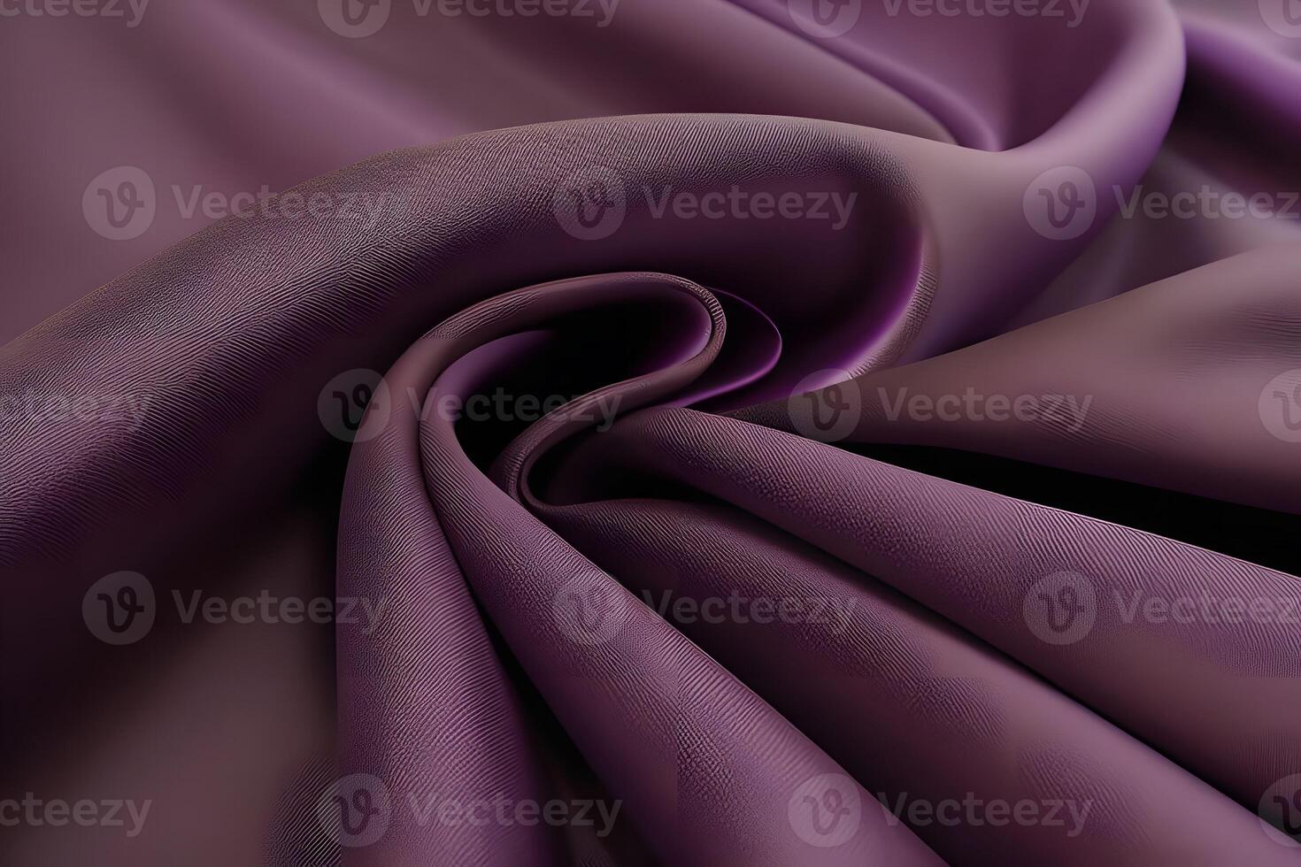 Elegant Draped Purple Fabric Texture evokes a sense of sophistication and luxury. The rich hue and soft folds create a captivating visual appeal, inviting one to explore its depth and beauty. photo