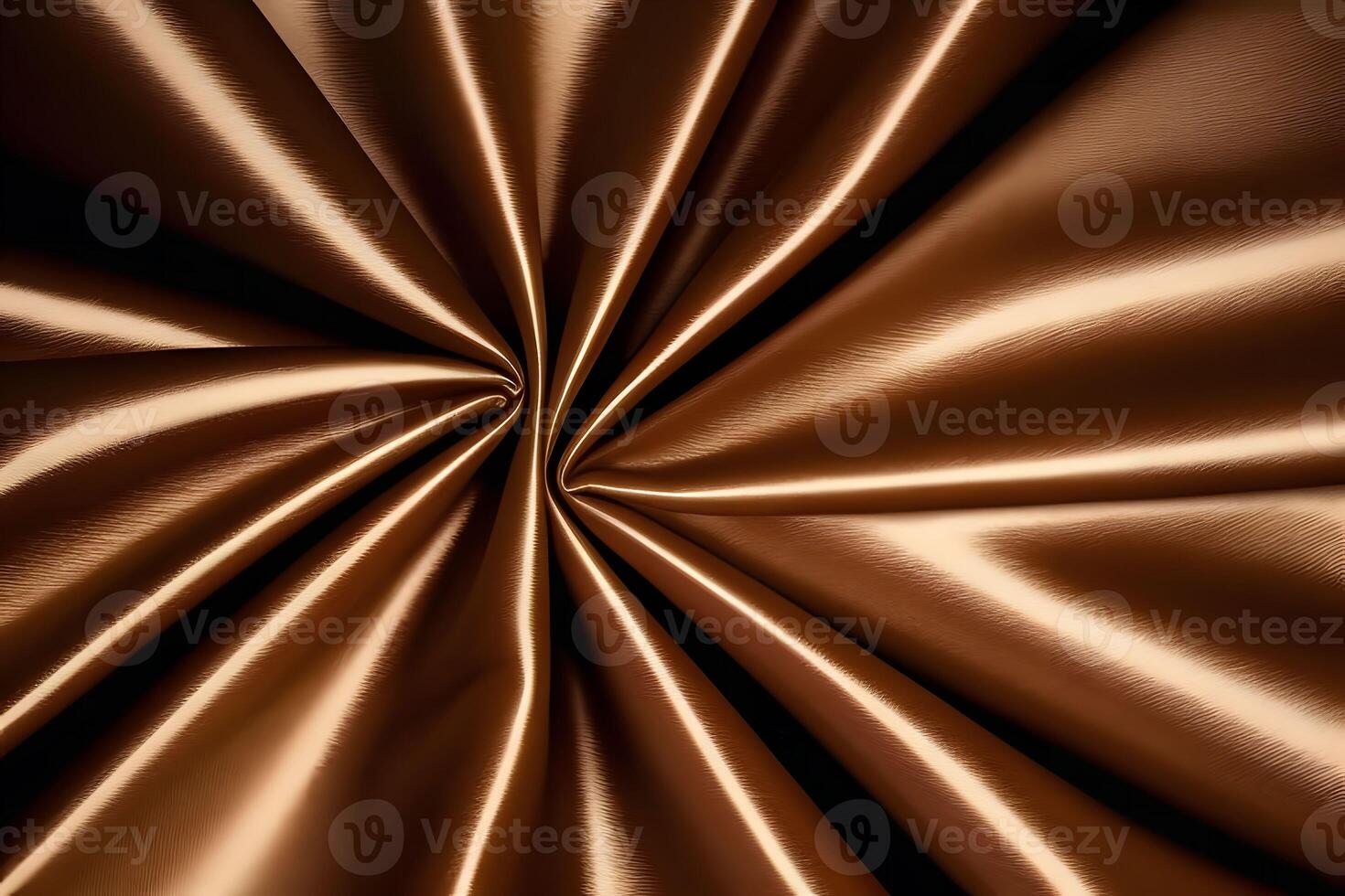 Elegant Brown Silk Fabric Drapery Luxurious Texture for backgroundfor backgroundand Rich Color photo