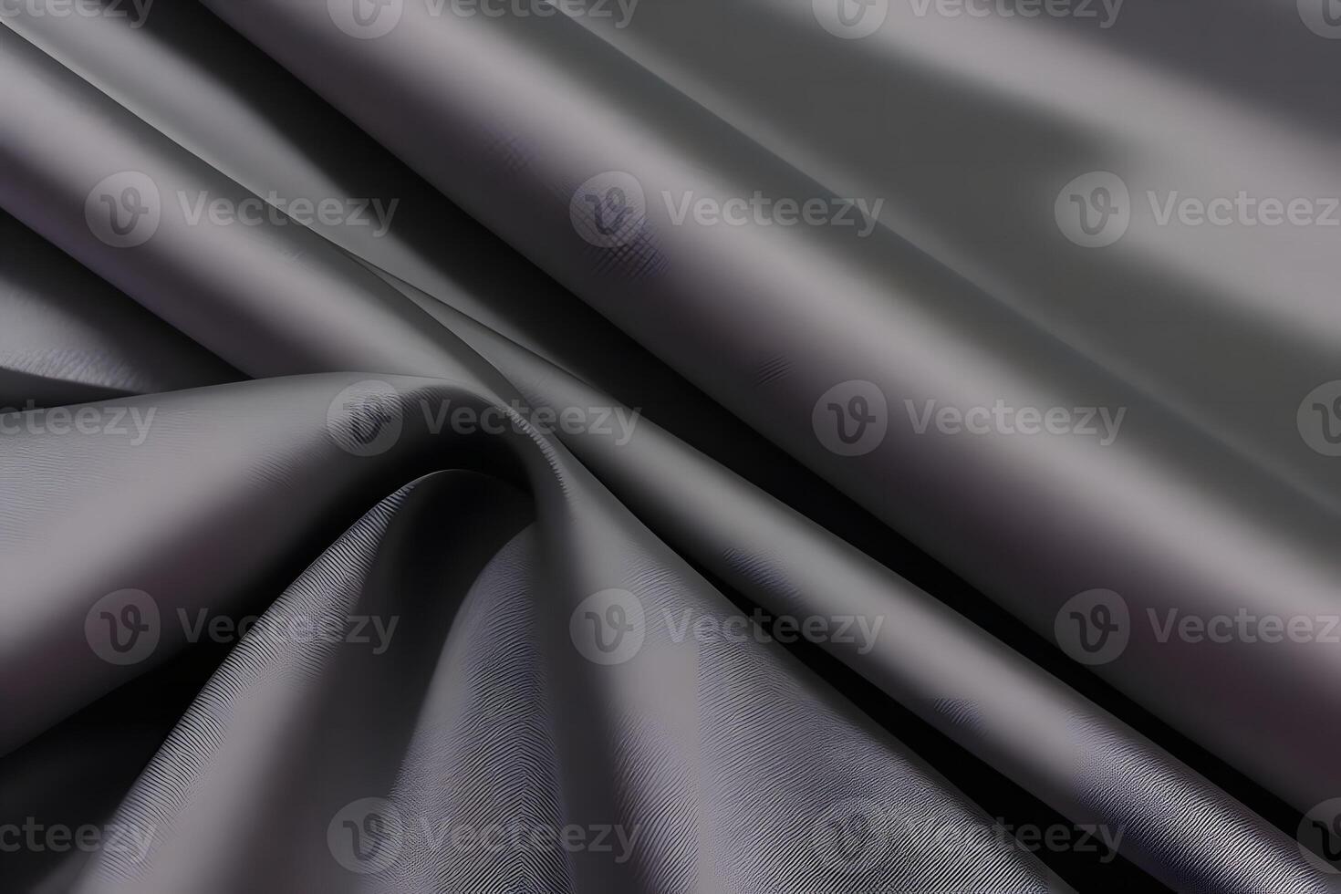 Luxurious Draped Gray Fabric Texture photo