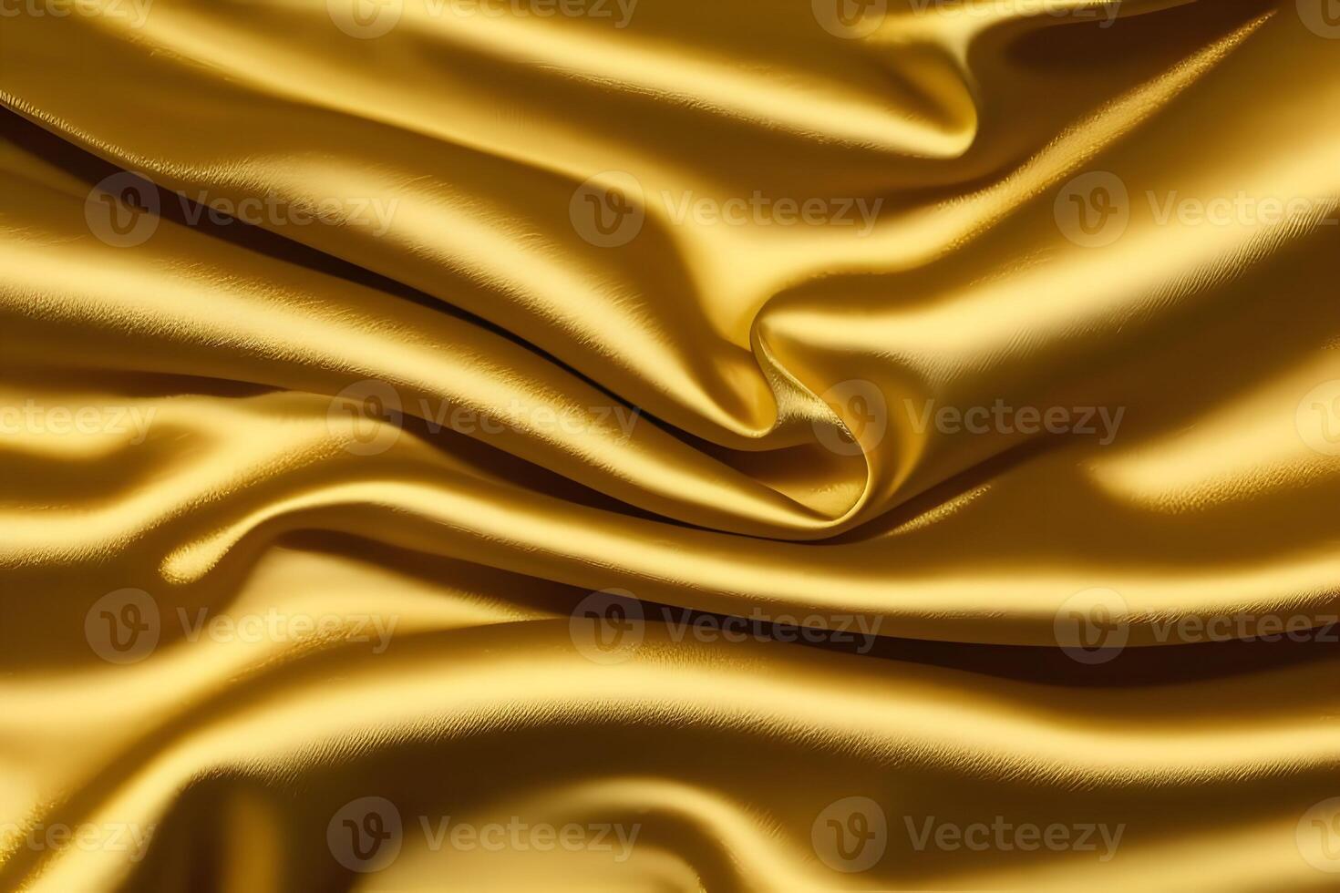 Golden Silk Drapery A Luxurious Texture for an Elegant Background and Graceful Flow. photo