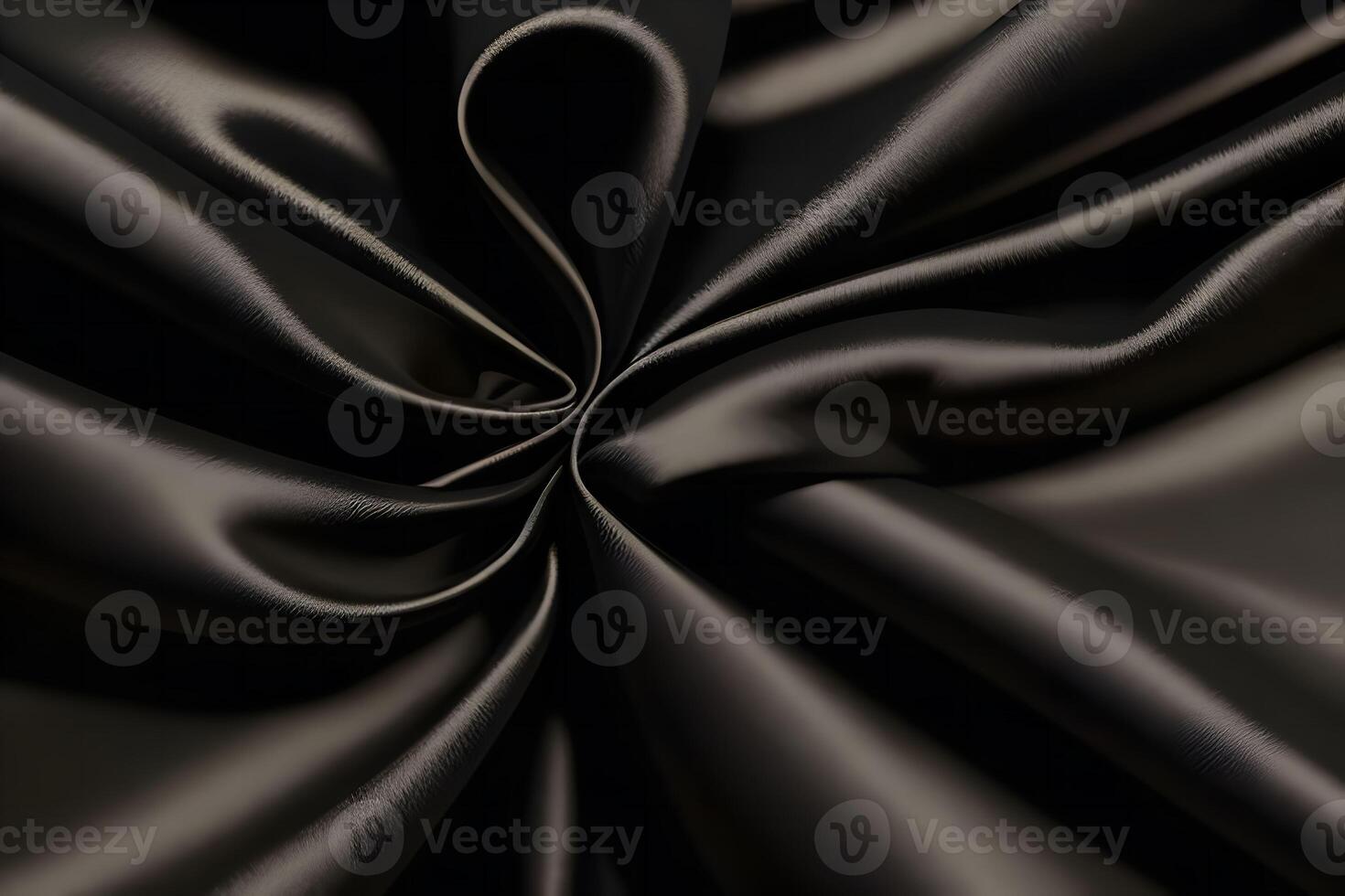 Elegant Black Silk Drapery A Luxurious Texture photo