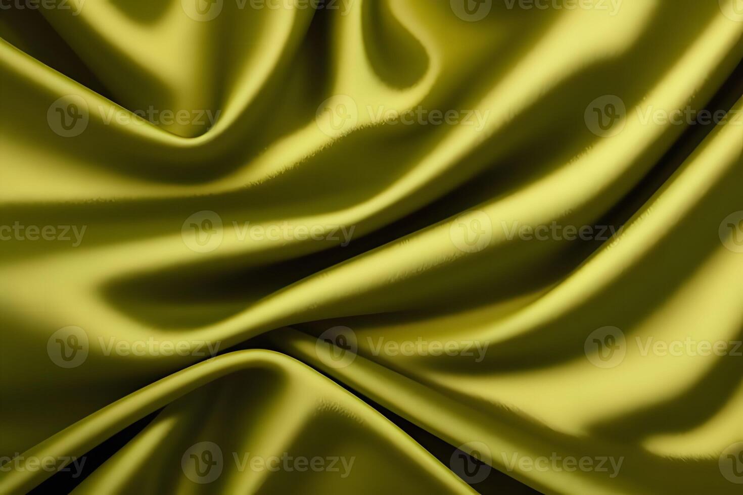 Luxurious Olive Green Silk Fabric Texture photo