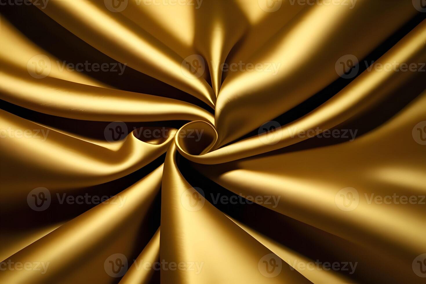 Golden Silk Drapery A Luxurious and Textured Masterpiece photo