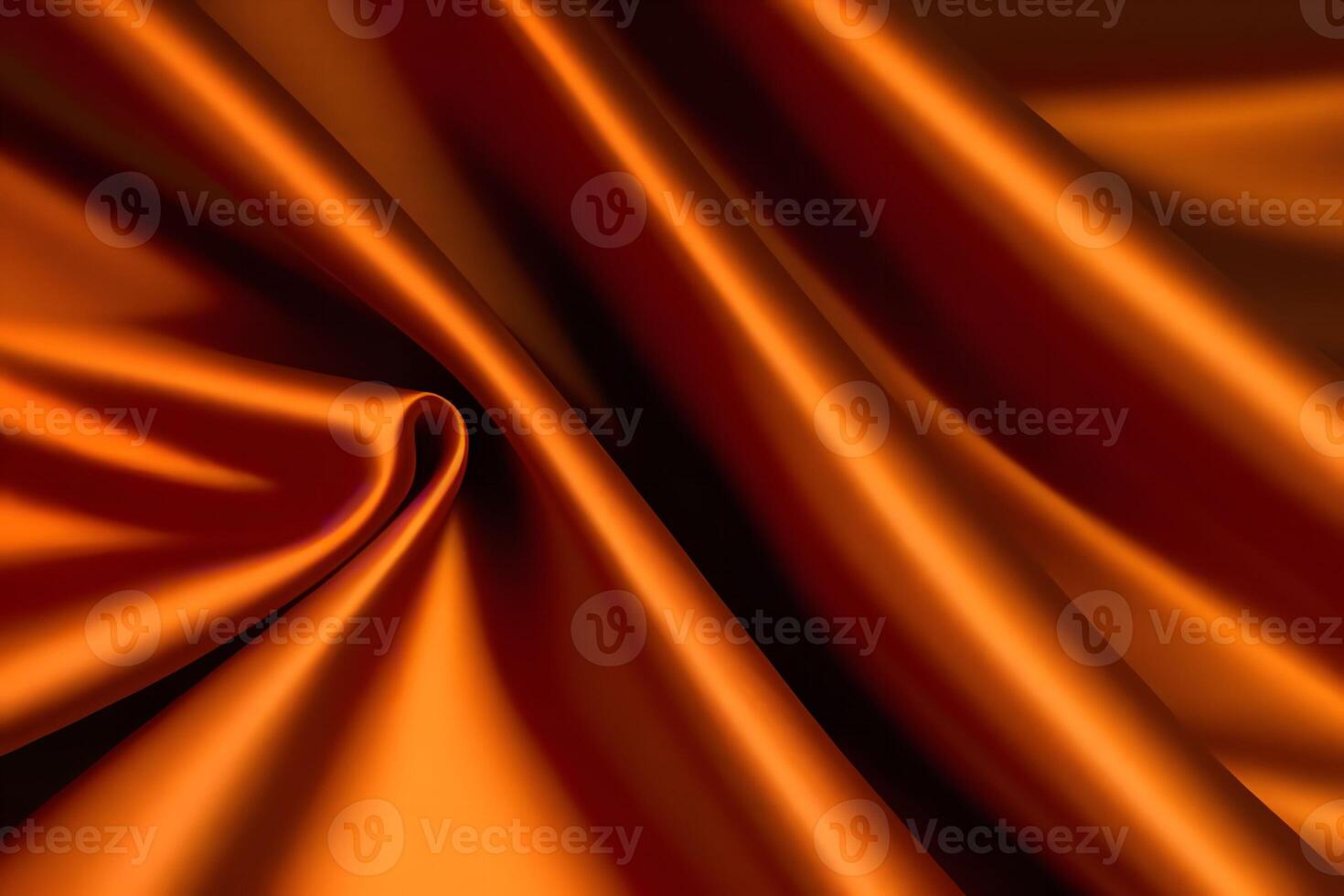 Luxurious Copper Satin Drape A Study in Texture for backgroundfor backgroundand Light background. . photo