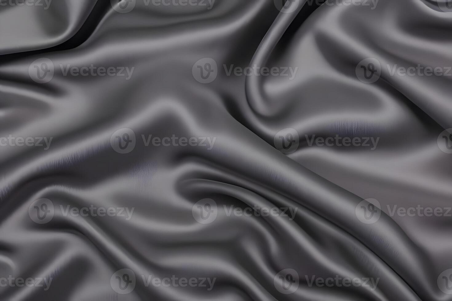 Elegant Draped Gray Silk Fabric Texture Background.. photo