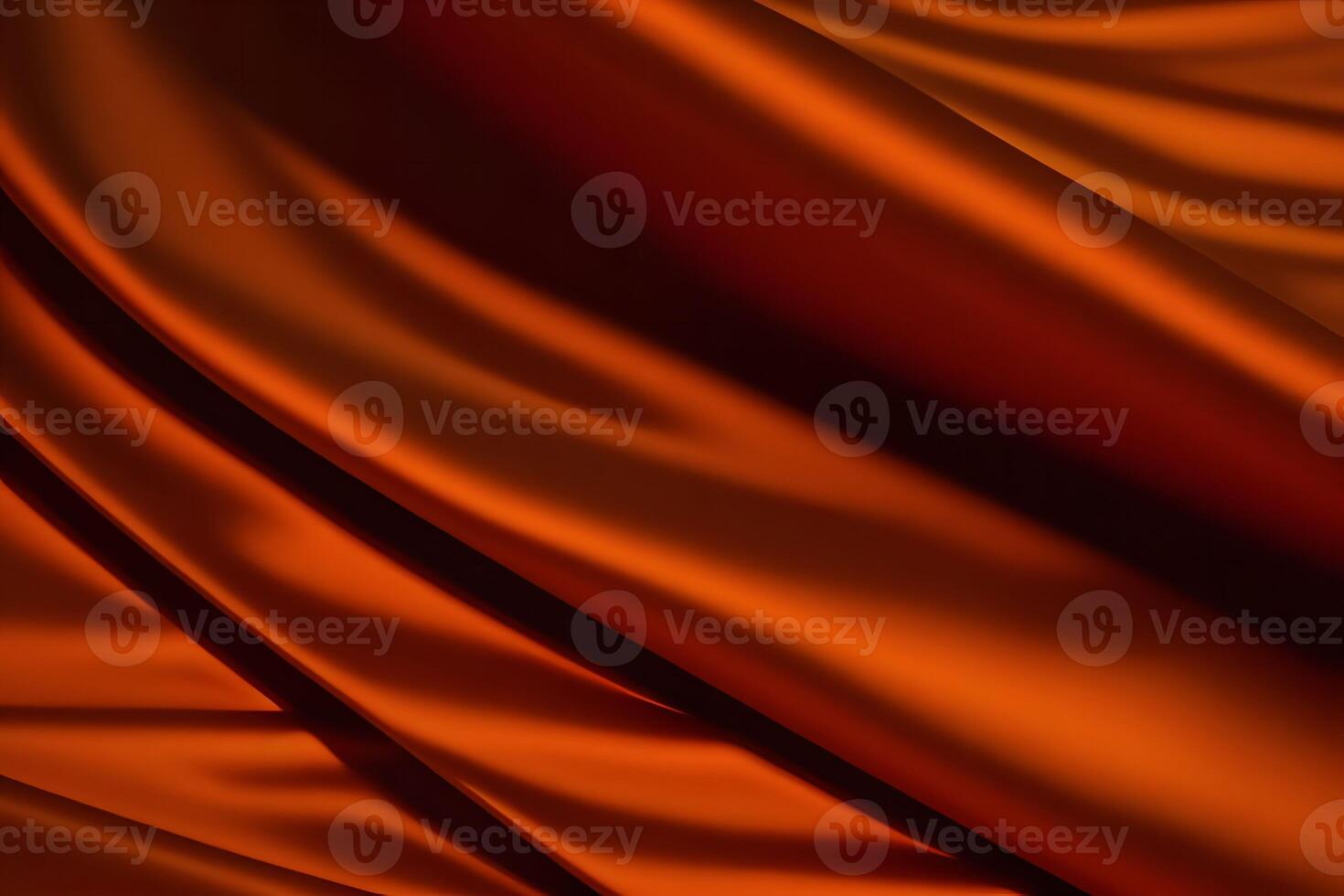 Abstract Draped Orange Silk Fabric Texture for backgroundfor backgroundBackground. photo