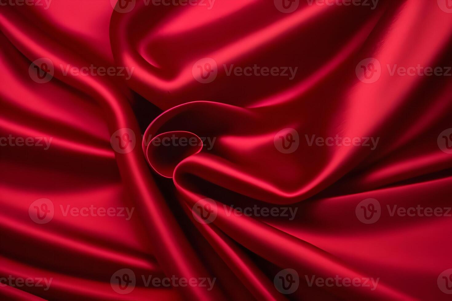 Crimson Silk Drapery A Luxurious Red Textile Background.. Background.. photo
