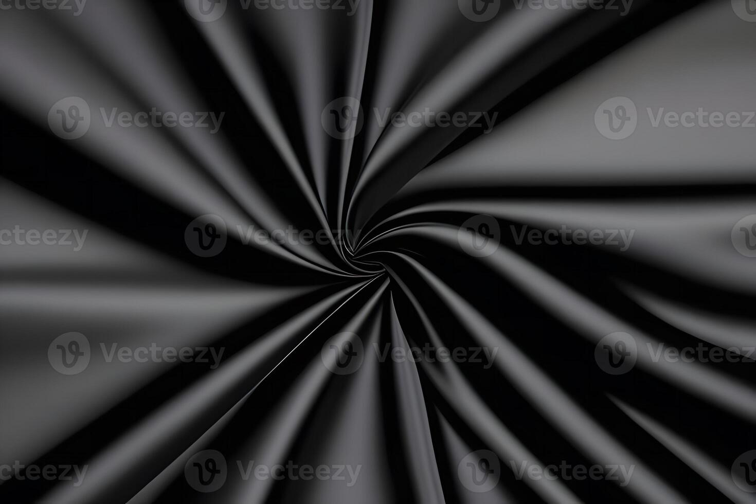 Abstract Swirling Black Silk Fabric Texture Background. Background. photo