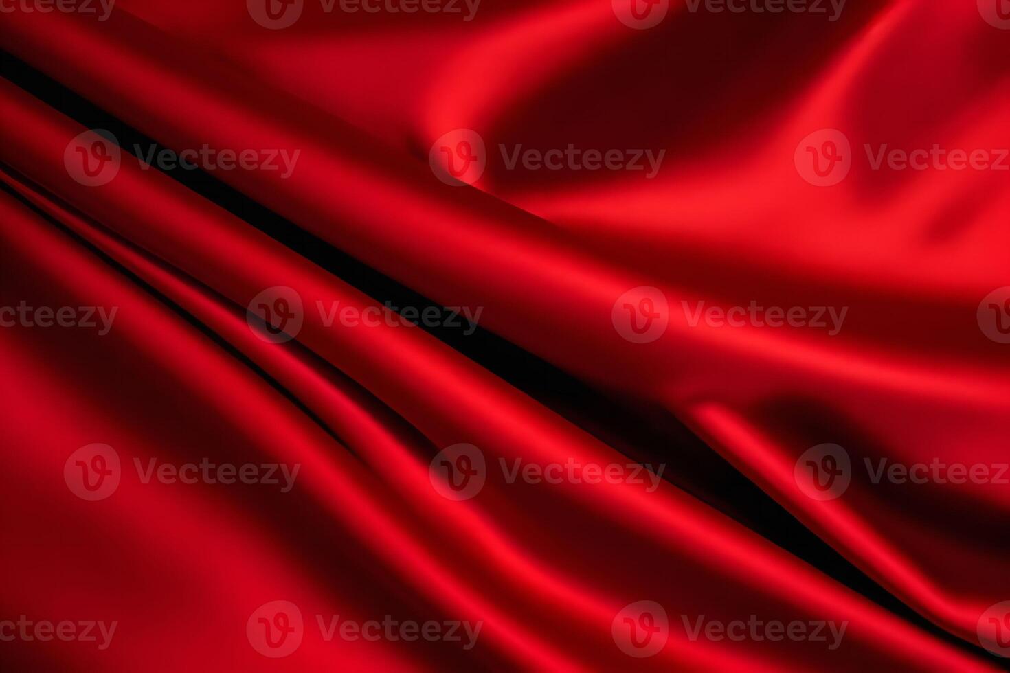 Crimson Silk Drapery A Luxurious Textured Backdrop. photo
