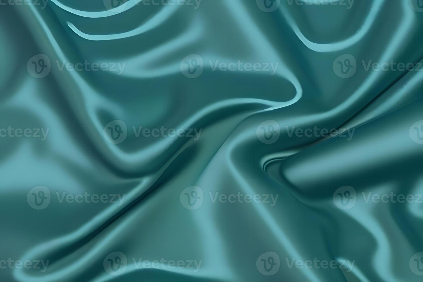 Teal Silk Fabric Texture for backgroundfor backgroundAbstract Draped Background photo