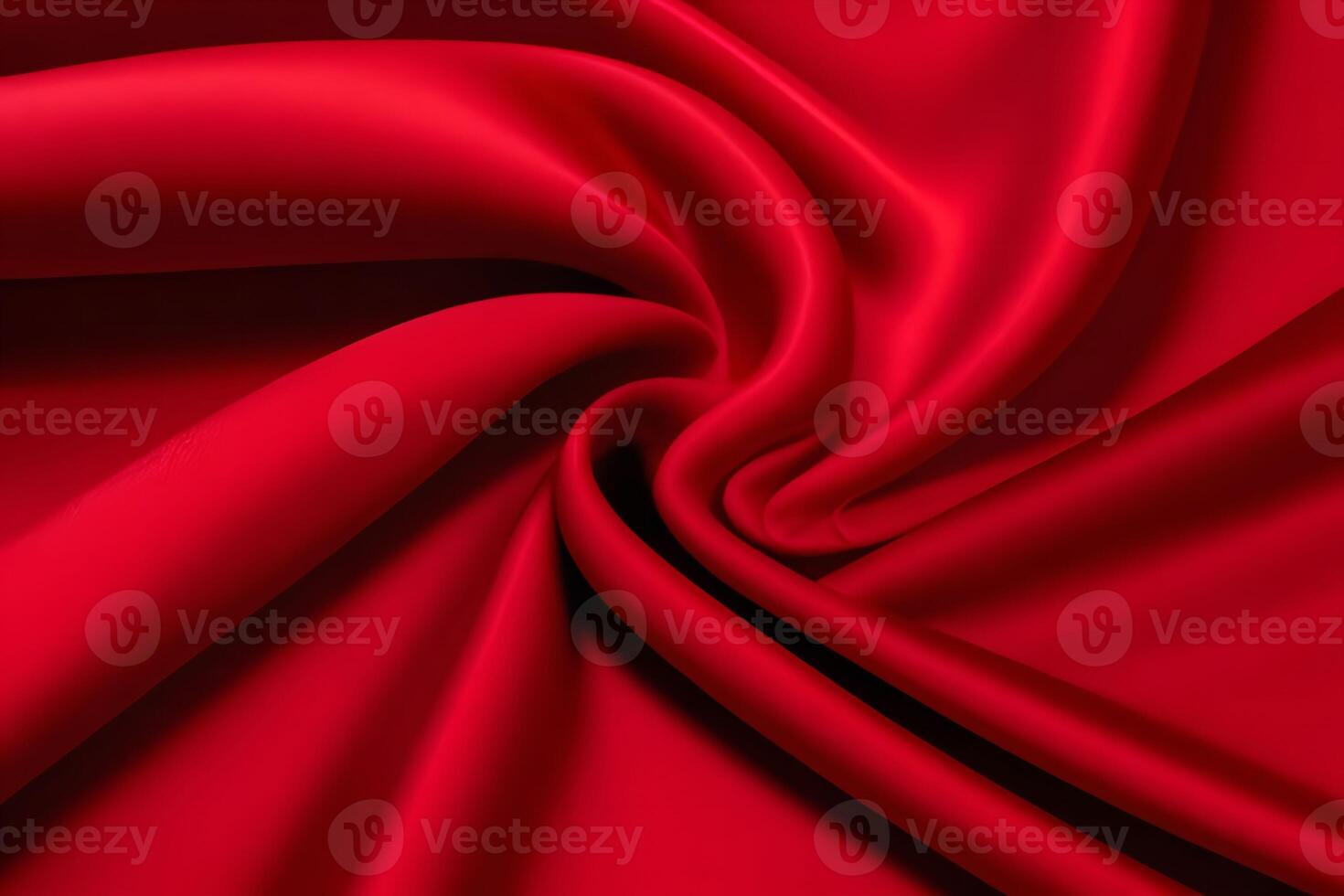 Crimson Silk Drapery A Luxurious Red Fabric Texture Background photo