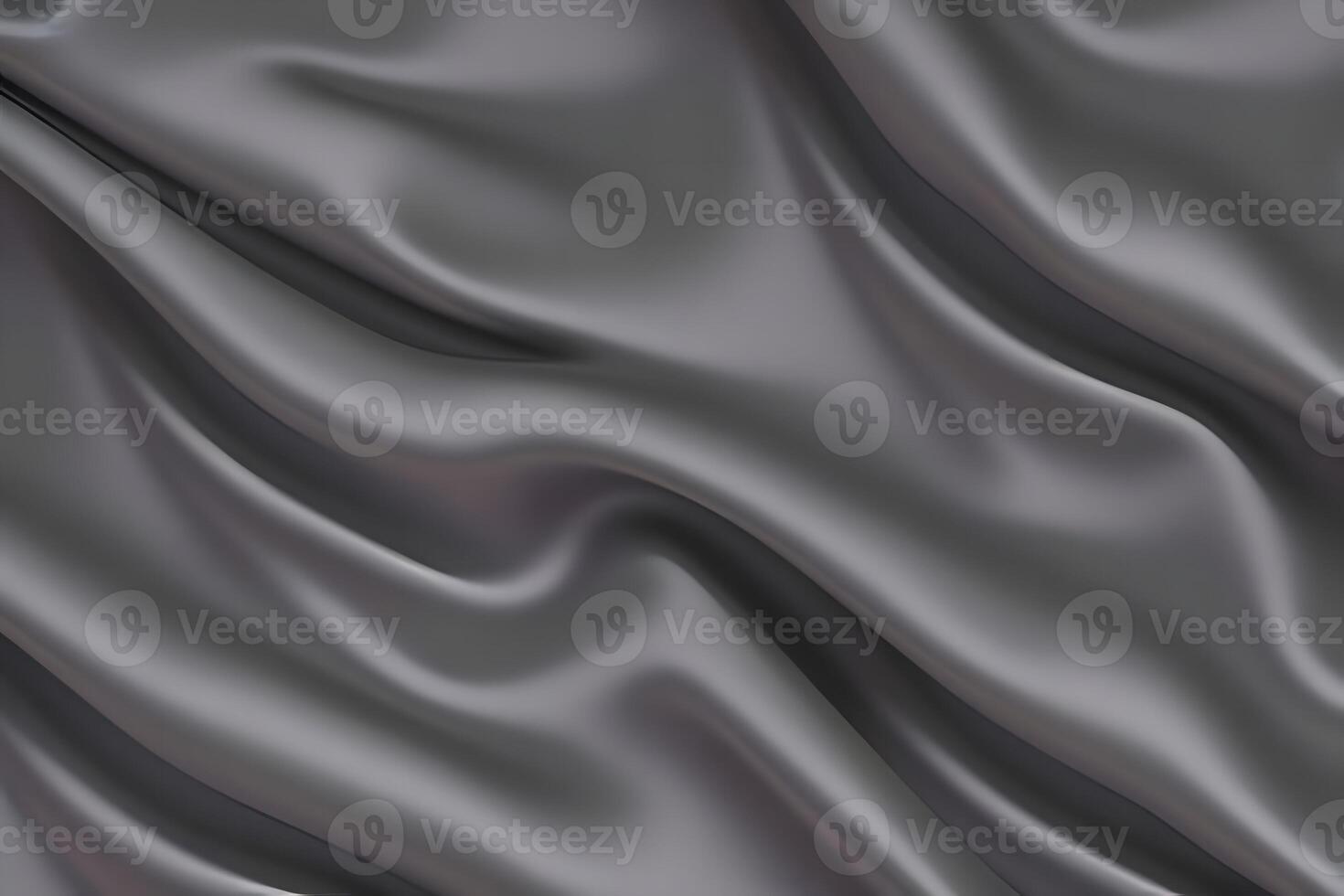 Elegant Draped Gray Silk Fabric Texture... photo