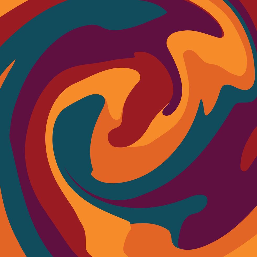 Bright and dynamic artistic composition showcasing vibrant colors in a swirling whirlpool-like pattern, evoking creativity and energy, ideal for modern designs, backgrounds, and artistic inspirations. vector