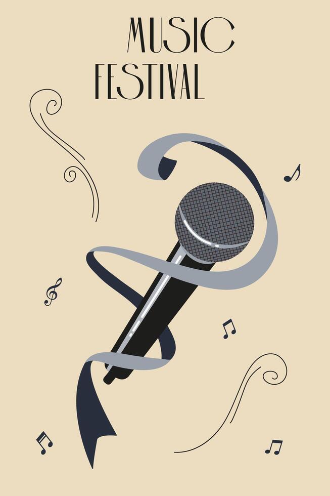 Celebrate creativity at a vibrant music festival with captivating performances and great atmosphere vector