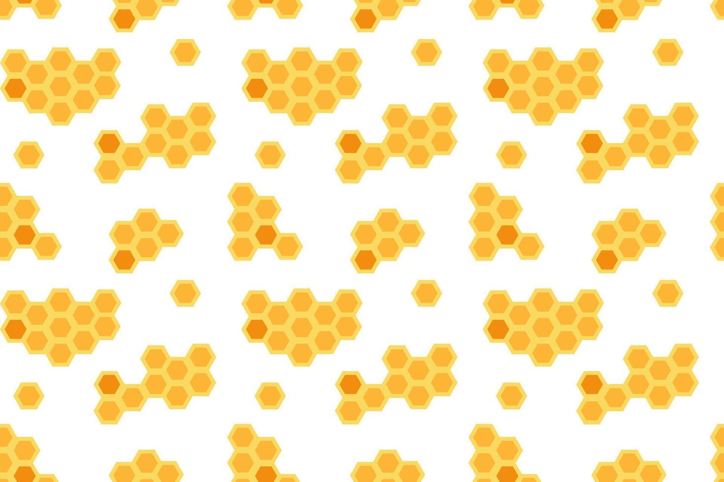 Bright yellow honeycomb pattern creating a vibrant and cheerful background design vector