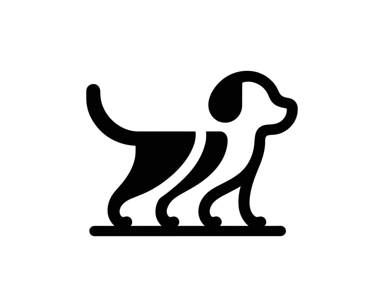 Clean icon Dog Icon for Modern Branding vector