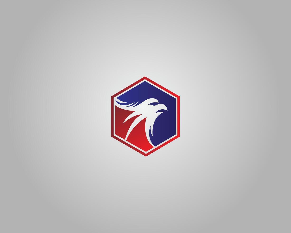 Eagle Head Logo Design Modern Creative Template. vector