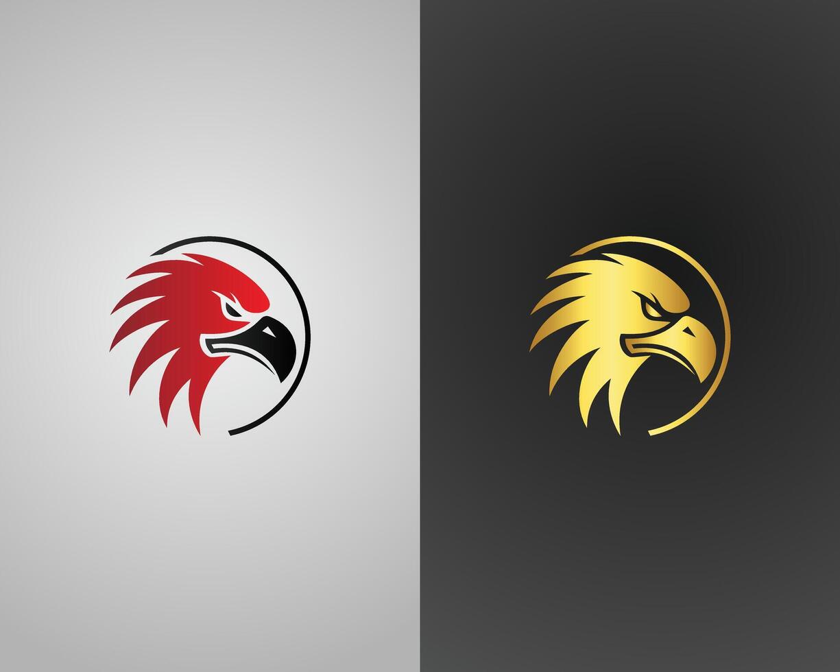 Eagle Head Logo Design Creative Template. vector