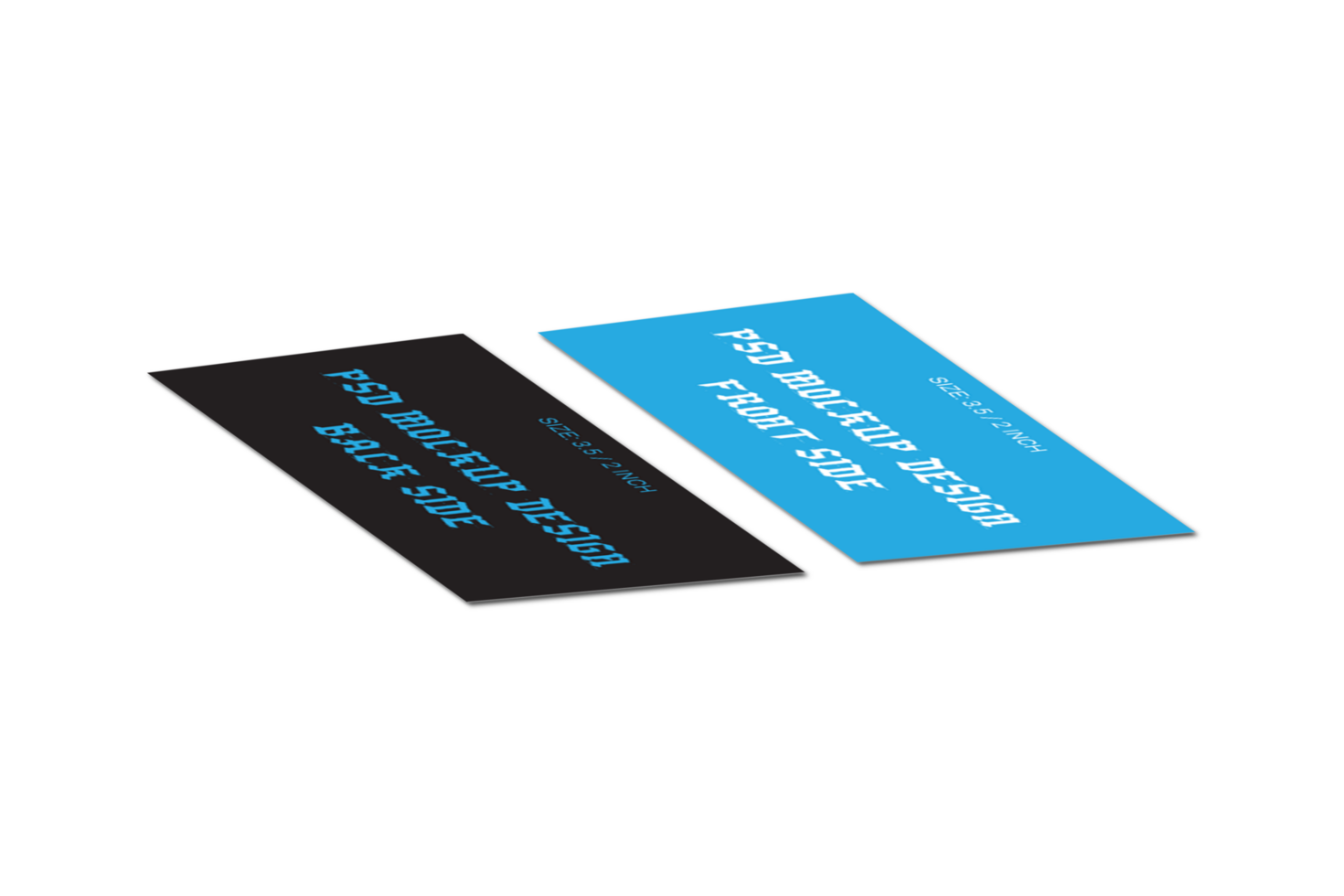 Stellar Double Side Business Cards Flash Card Gift Card Visiting Card And Thank You Card Mockup File psd
