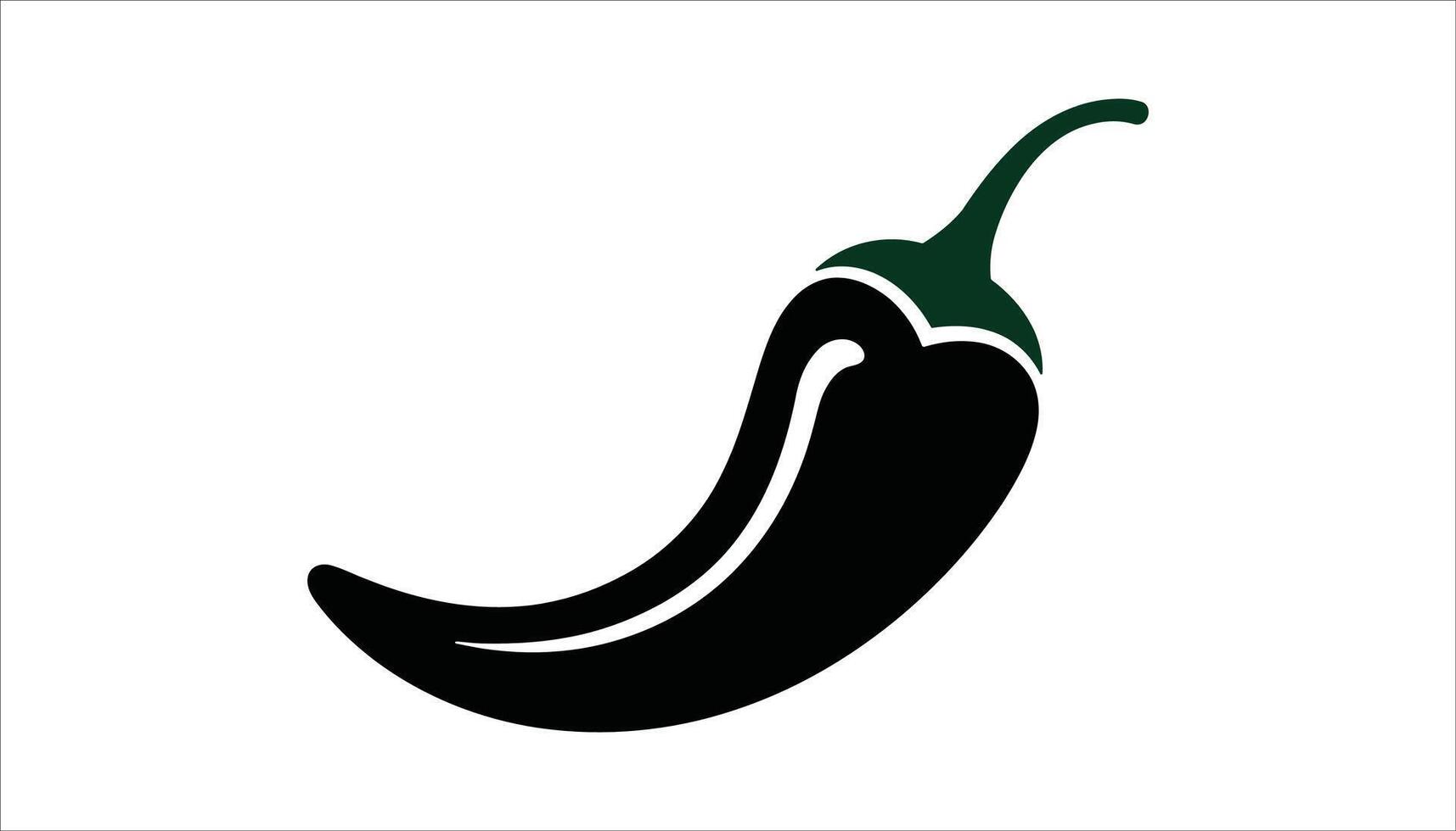 Spicy Hot Chili Pepper Design for Food and Cooking vector