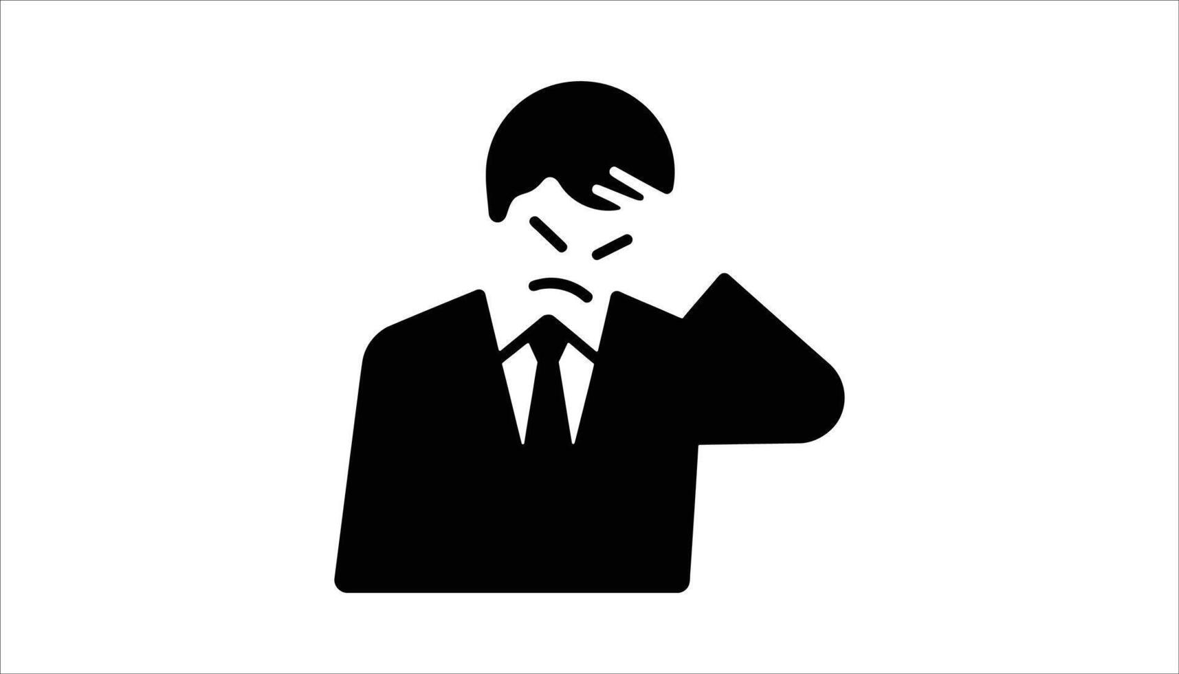 Headache Icon for Medical Use vector