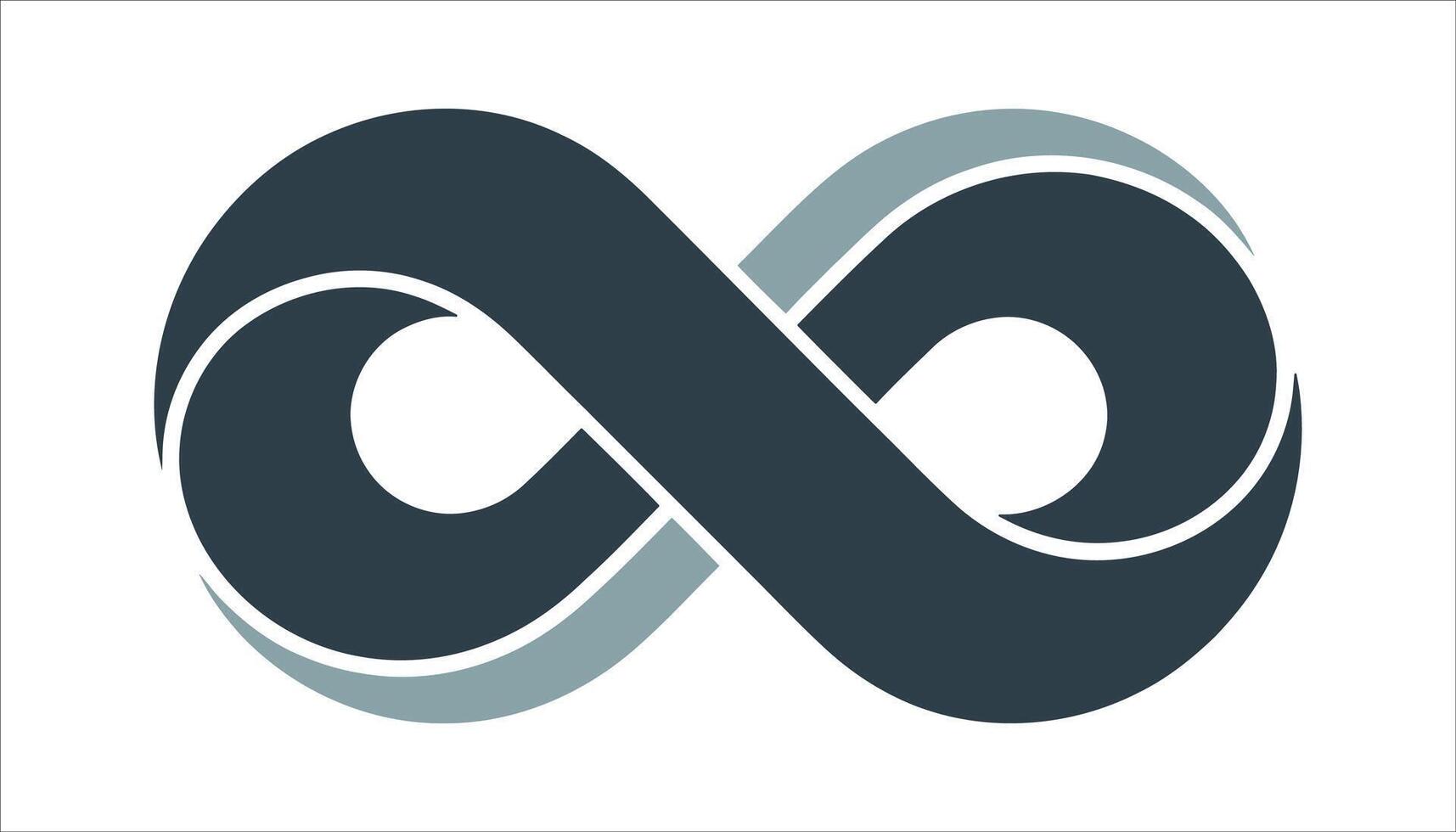 Infinity Symbol Abstract Modern Design vector