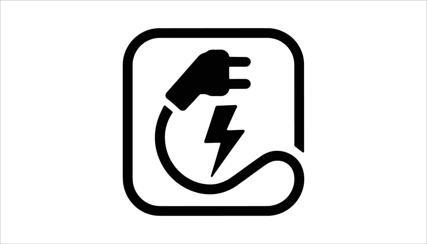 Fragile Electric Symbol Icon High Voltage Warning Glass Sign vector