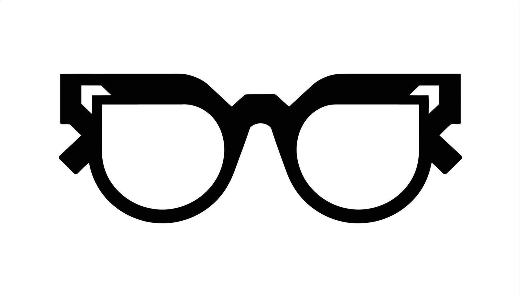 Modern Glasses Icon Design vector