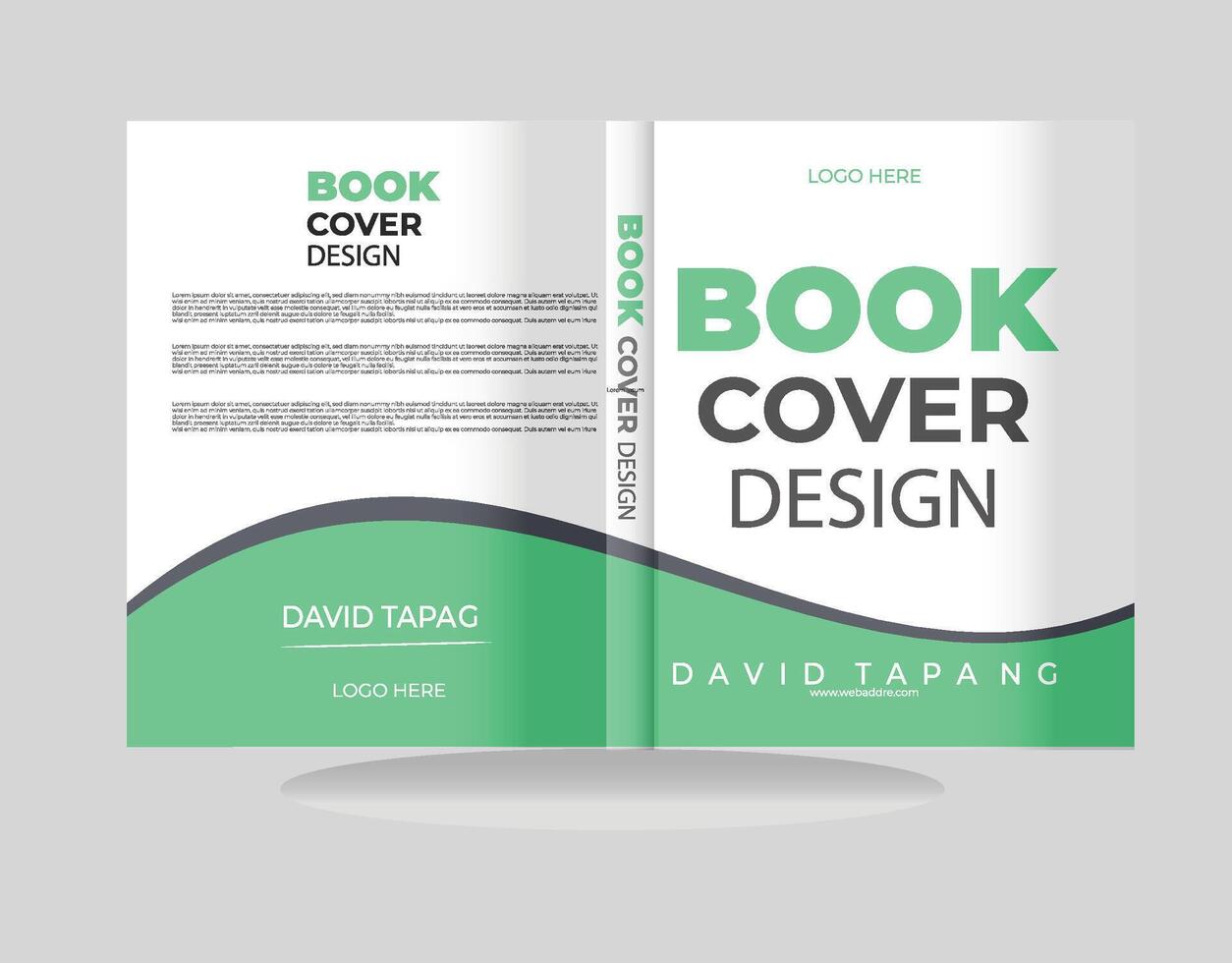 Professional Business book cover vector