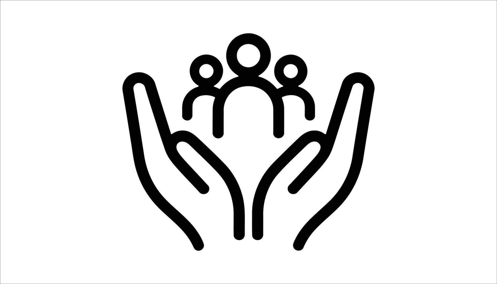 Community Care Support Icon vector