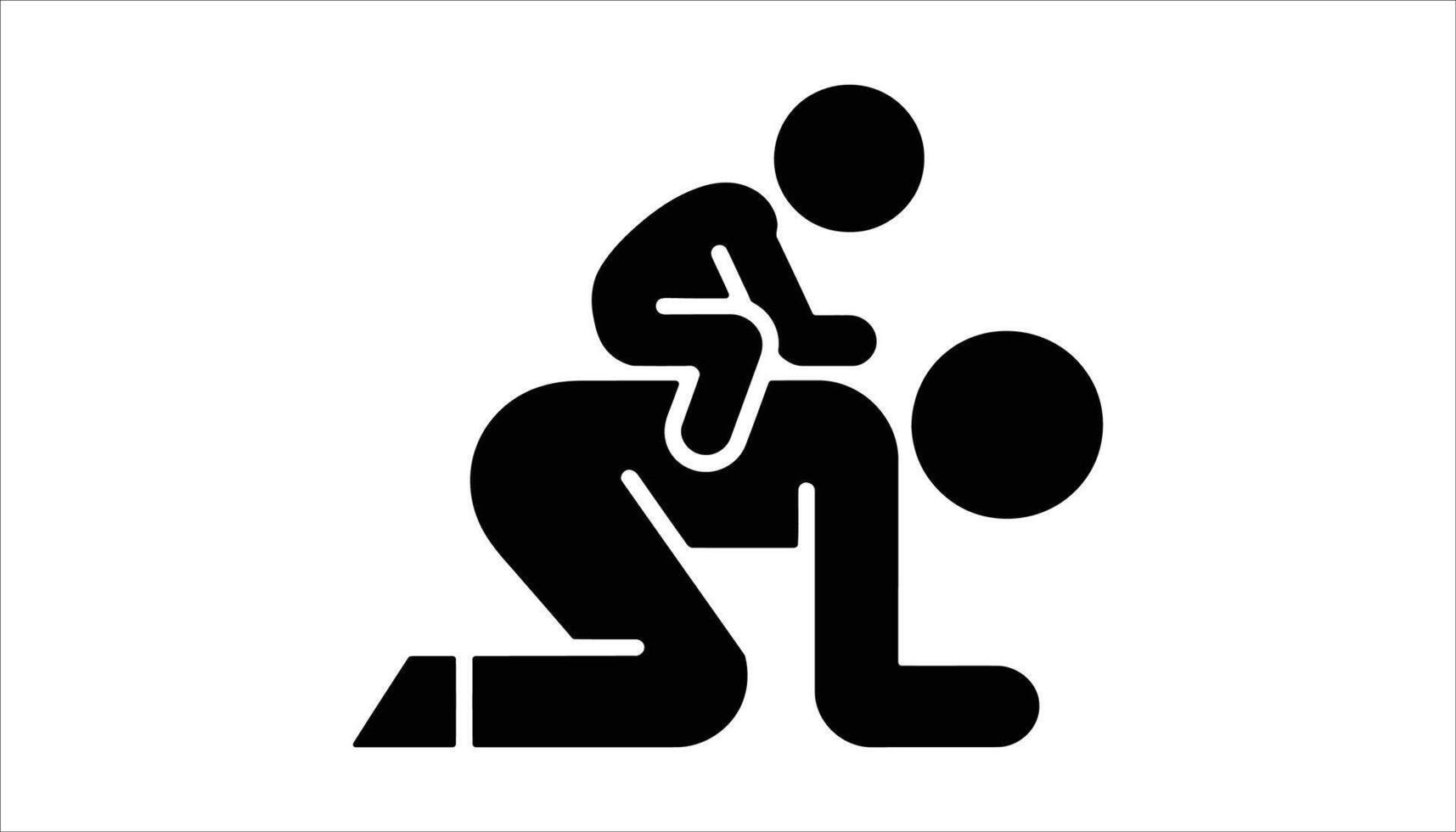 Parent and Child Playful Bond Icon vector