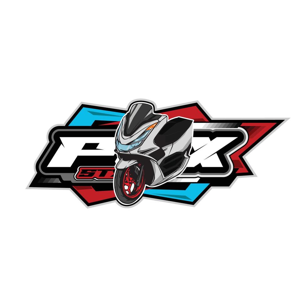 automatic motorcycle style vector