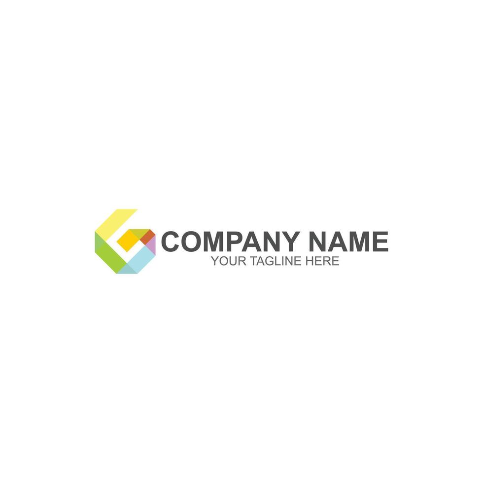 letter g logo design for company or business icon with creative illustration vector