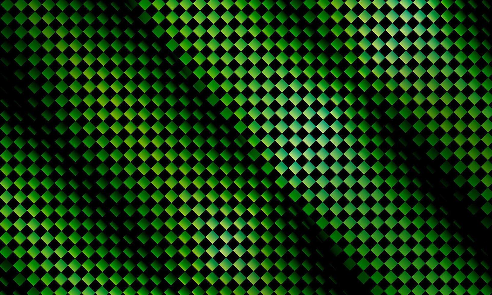 Abstract green square shape pattern background. diagonal mosaic cube pattern. vector