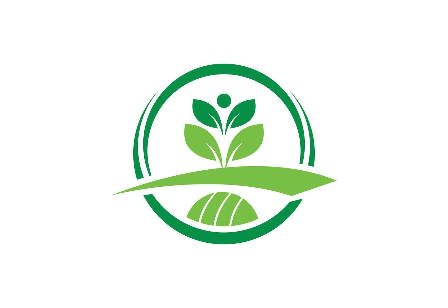 Farming and Agriculture logo design with white background, design Concept vector